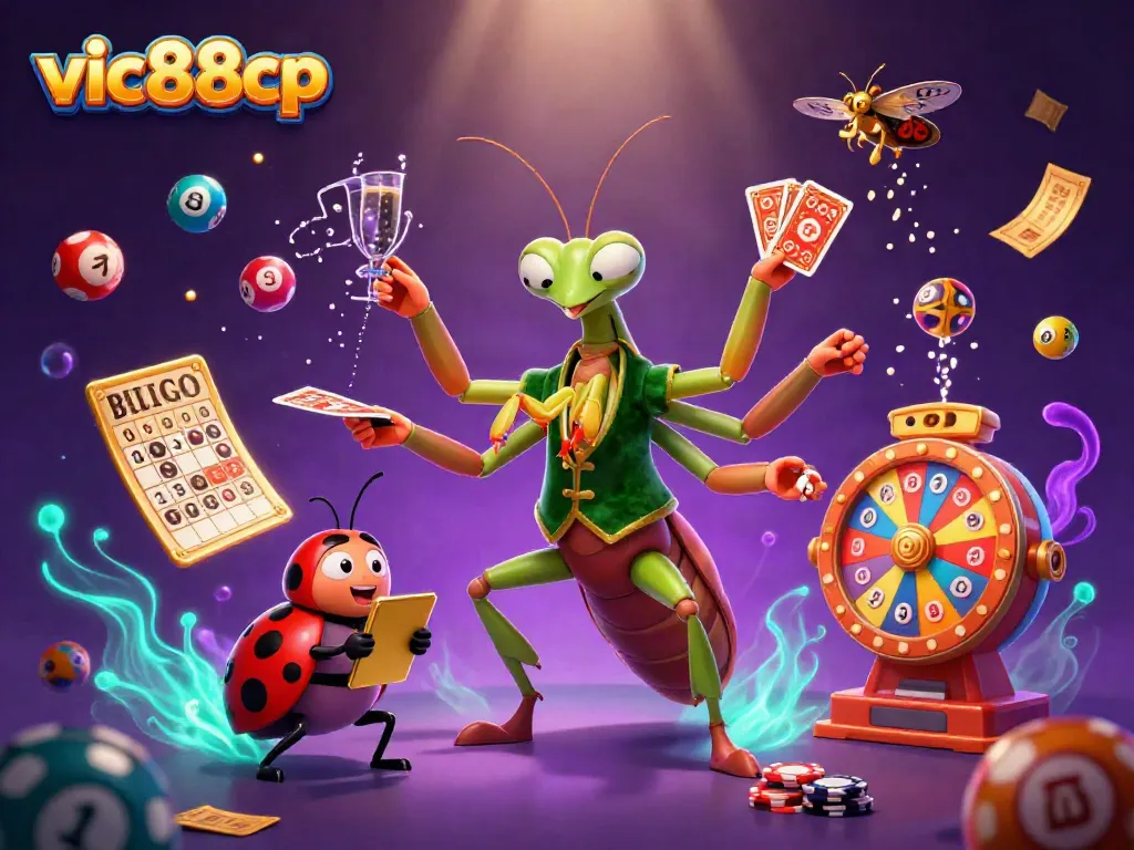 Experience thrilling gameplay with vic88cp featuring dynamic casino characters and vibrant gaming elements.