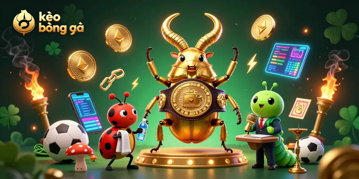 Engage with kèo bóng đá betting insights through a vibrant sports-themed 3D illustration featuring energetic characters and elements.